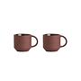 2x Yuka Espresso Cup Terracotta Red 0