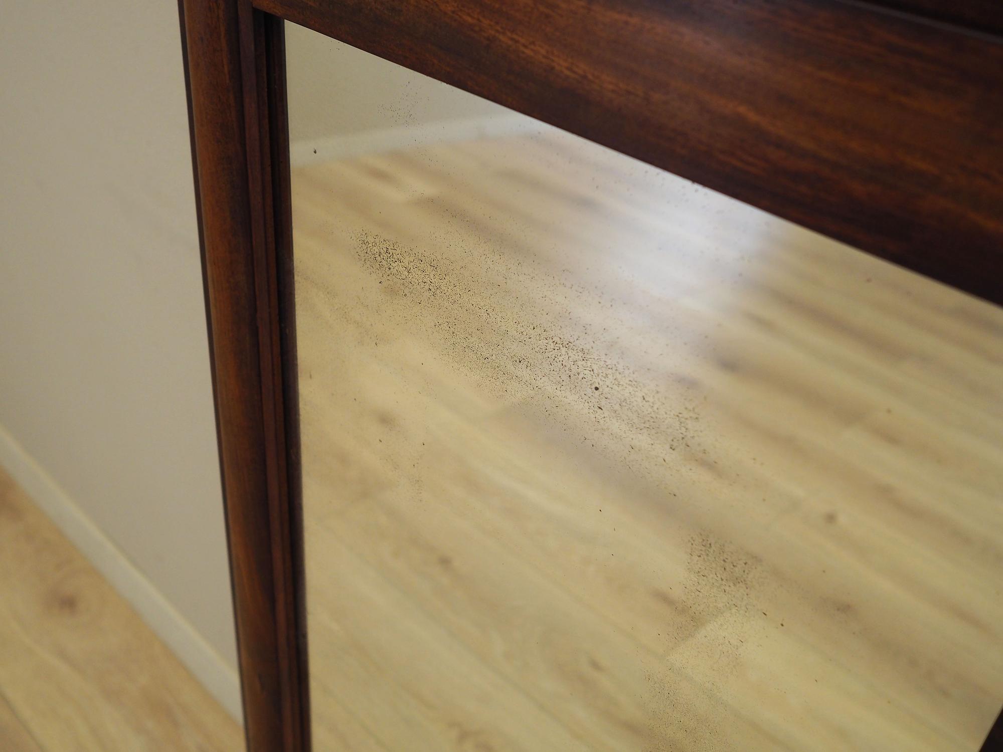 Mirror with wooden frame 1970s 3