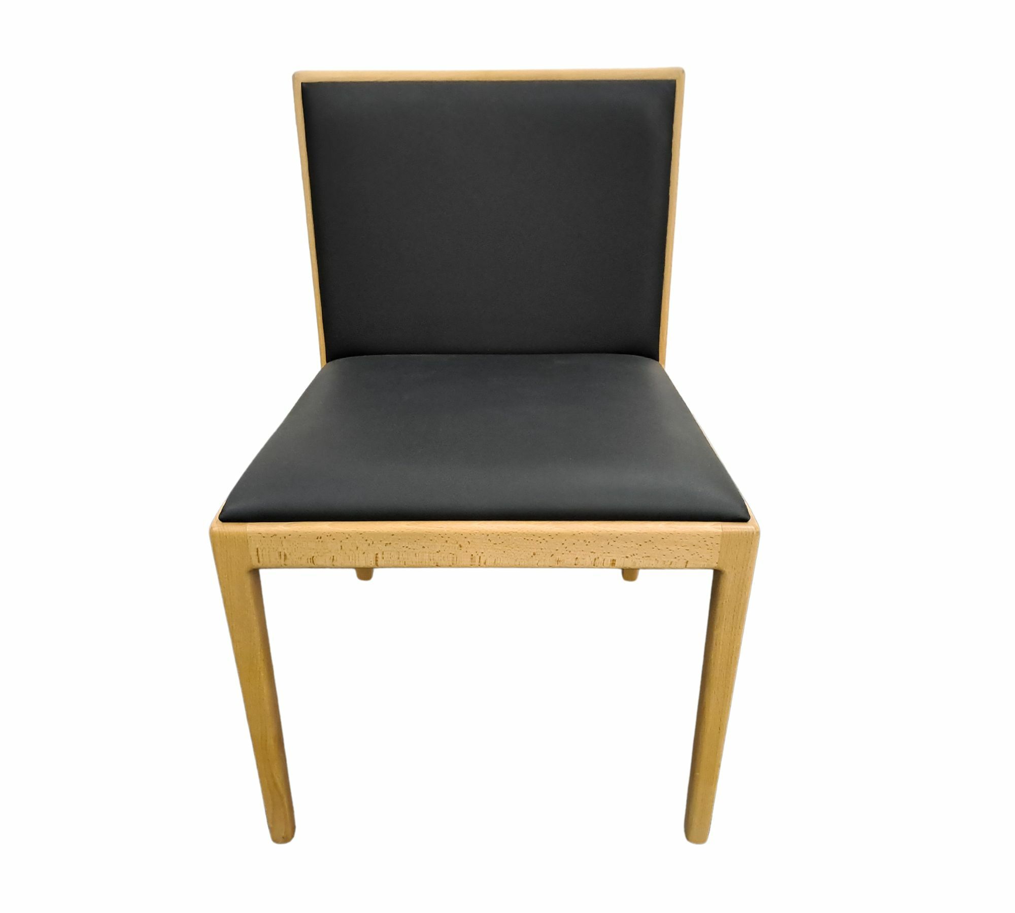 Carlotta SO0991 Stuhl Holz Leder Braun 1