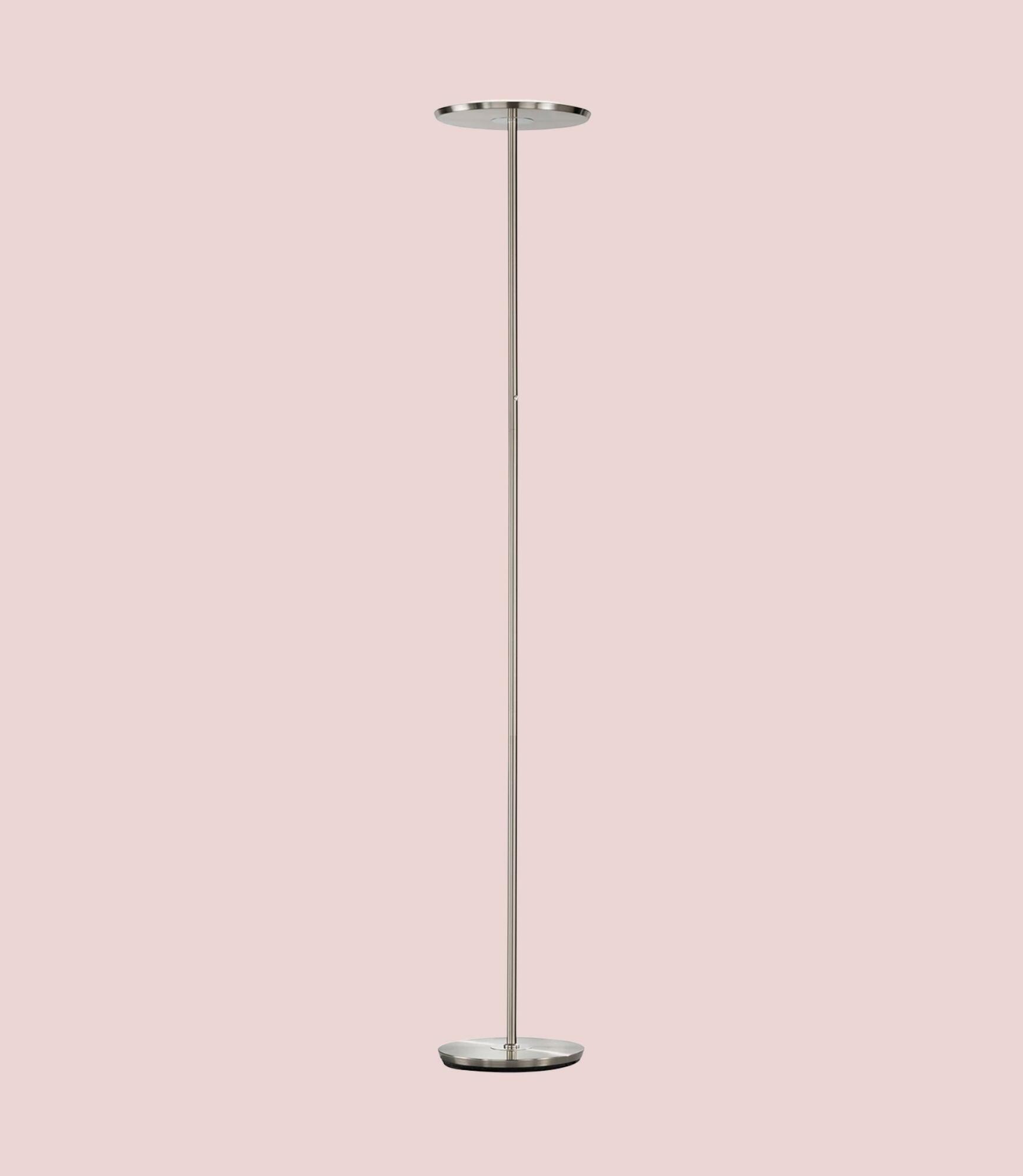 LED-Stehleuchte 1-flammig Silber 0