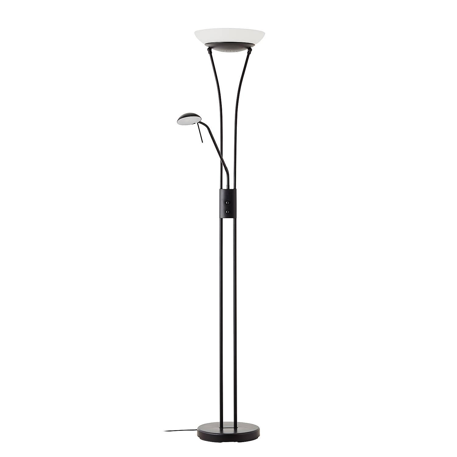 LED-Stehleuchte Finn Satiniertes Glas Eisen 1