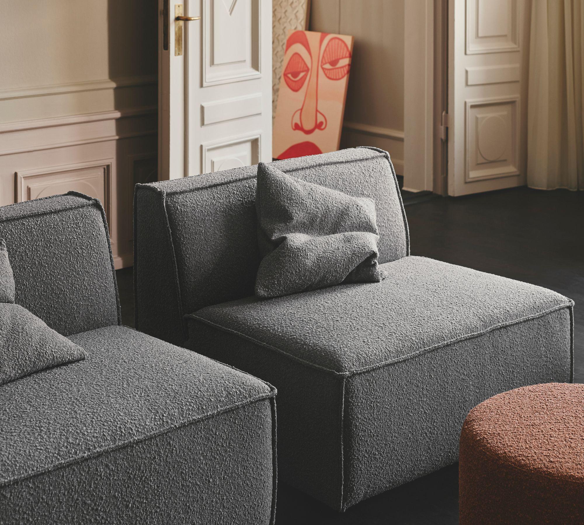 Dane 1-Sitzer Récamiere Rechts Maya Warm Grey 4