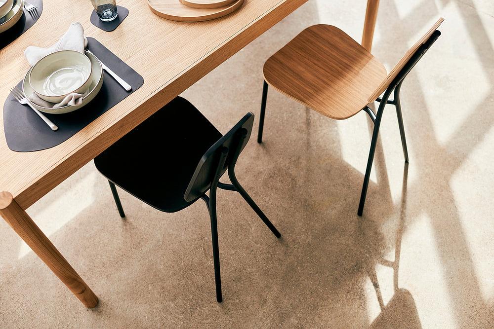 Hoya Sedia da pranzo Rovere Nero 1