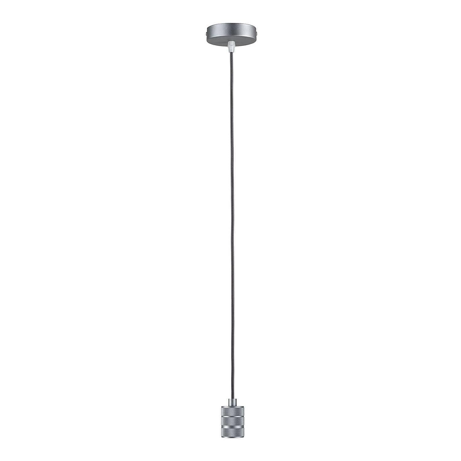 Neordic Tilla Pendelleuchte Aluminium Microfaser Grau 1