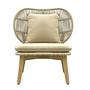 Gartensessel Lasia Akazie Massiv Beige 3