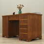 Vintage desk wood brown 1960s 3