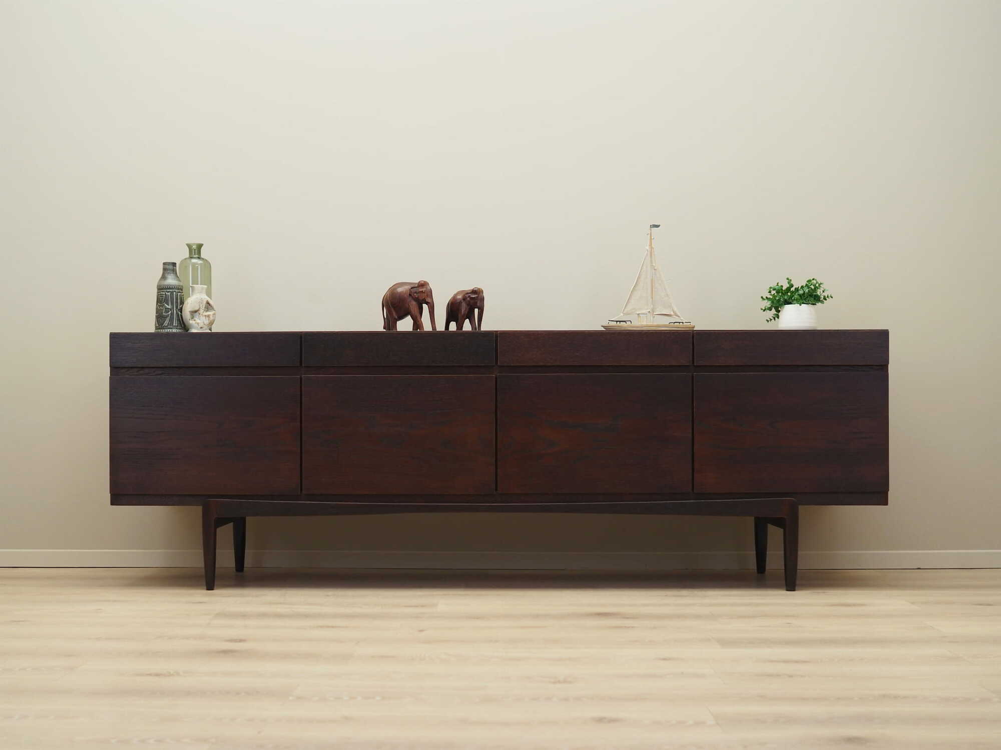 Sideboard Wood Brown 1970s 1