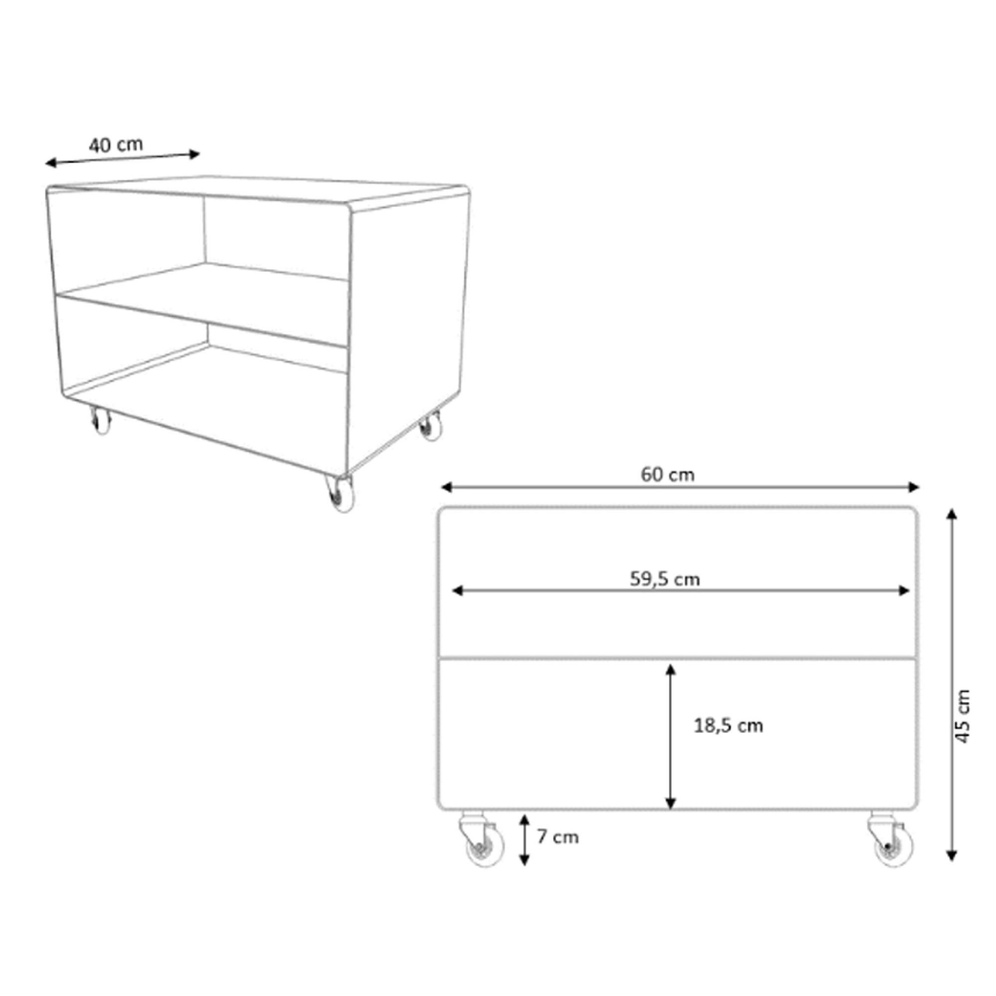 R 103 Trolley Steel Lemon yellow 7