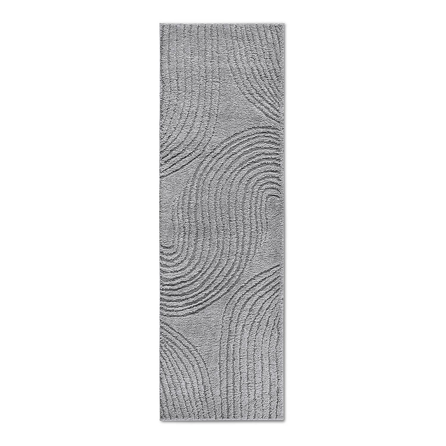 Pigment Läufer Polyester Hellgrau 1