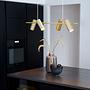 Alanis 4-Spot Pendant Light Brass 0