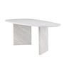 Grönvik Dining Table White Concrete Look 220x100cm 8
