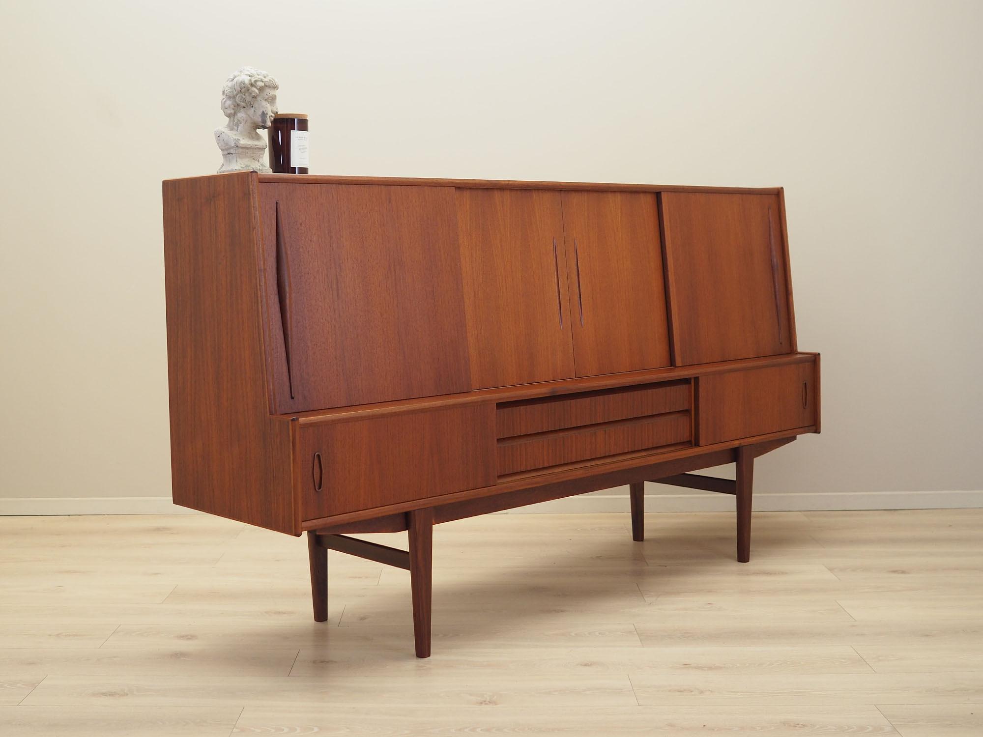 Highboard Teak 1970s 5