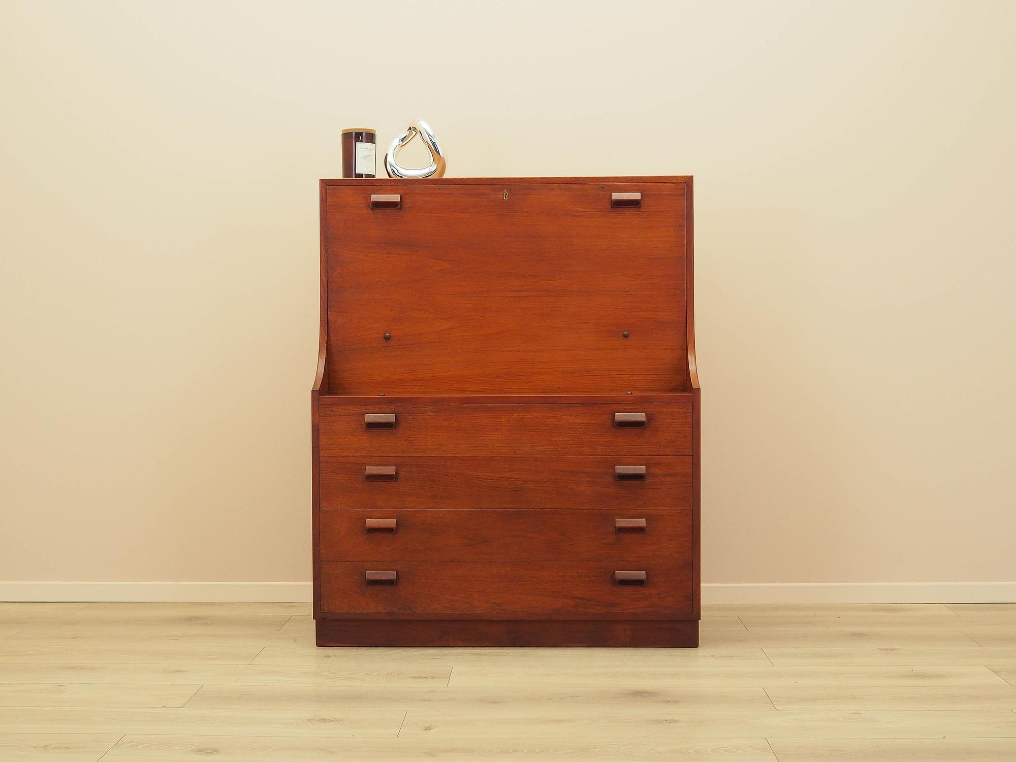Teak secretary desk 1
