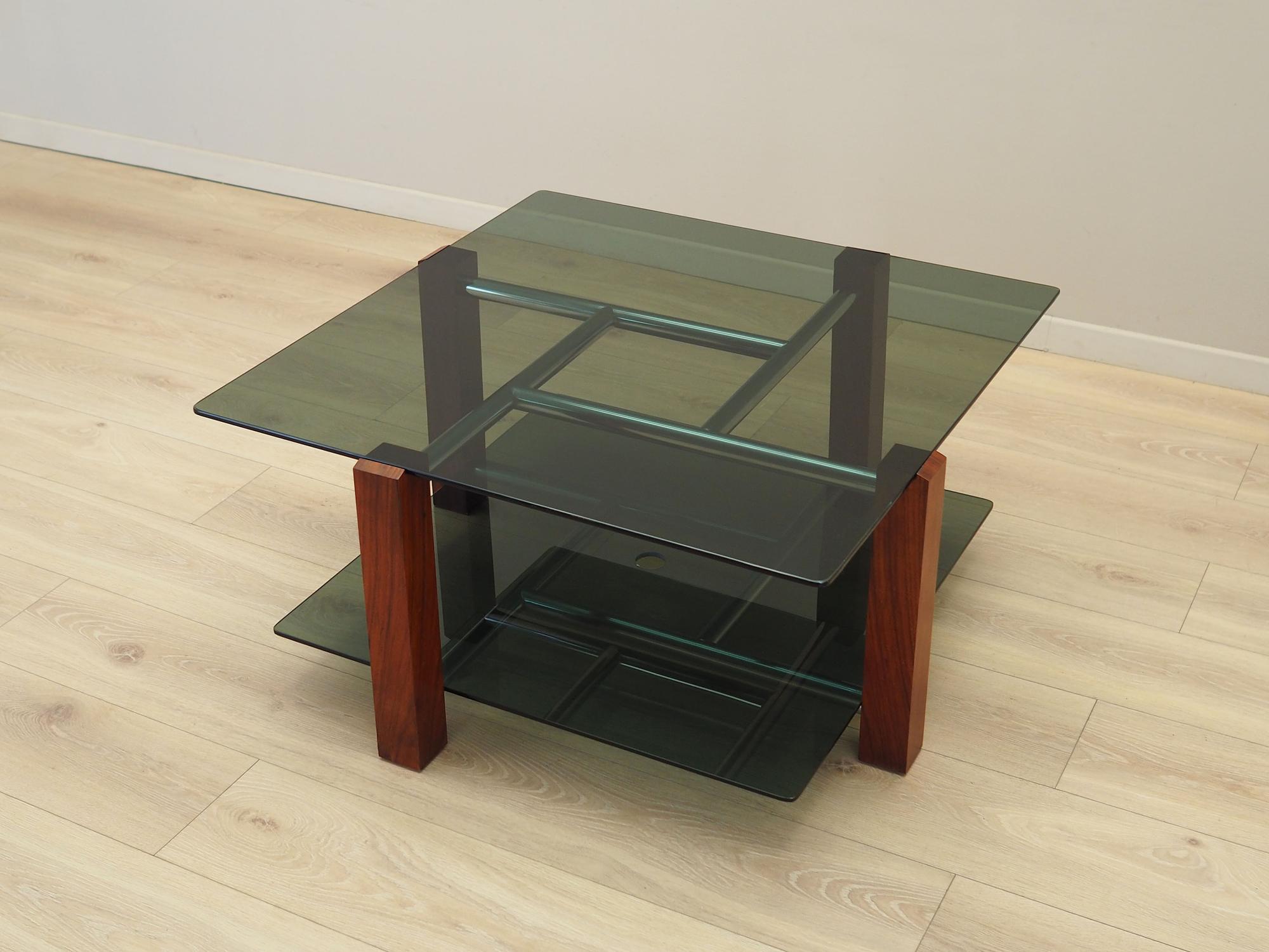Glass table, Italian Design, 70s, Production: Italy 2