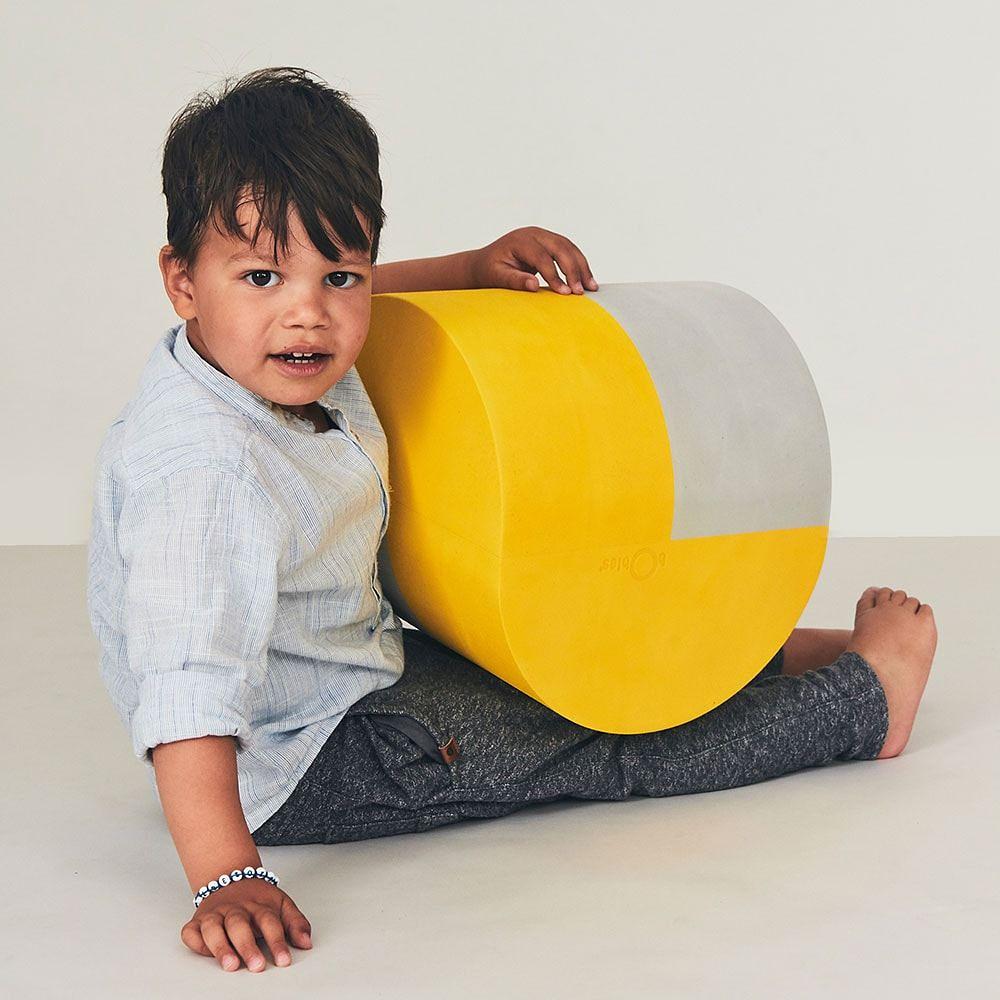 Wave L stool Yellow 1