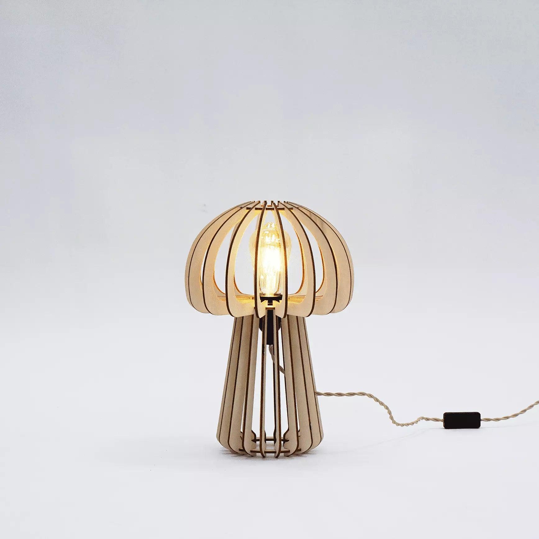 Alma Tischlampe Holz 20cm 0