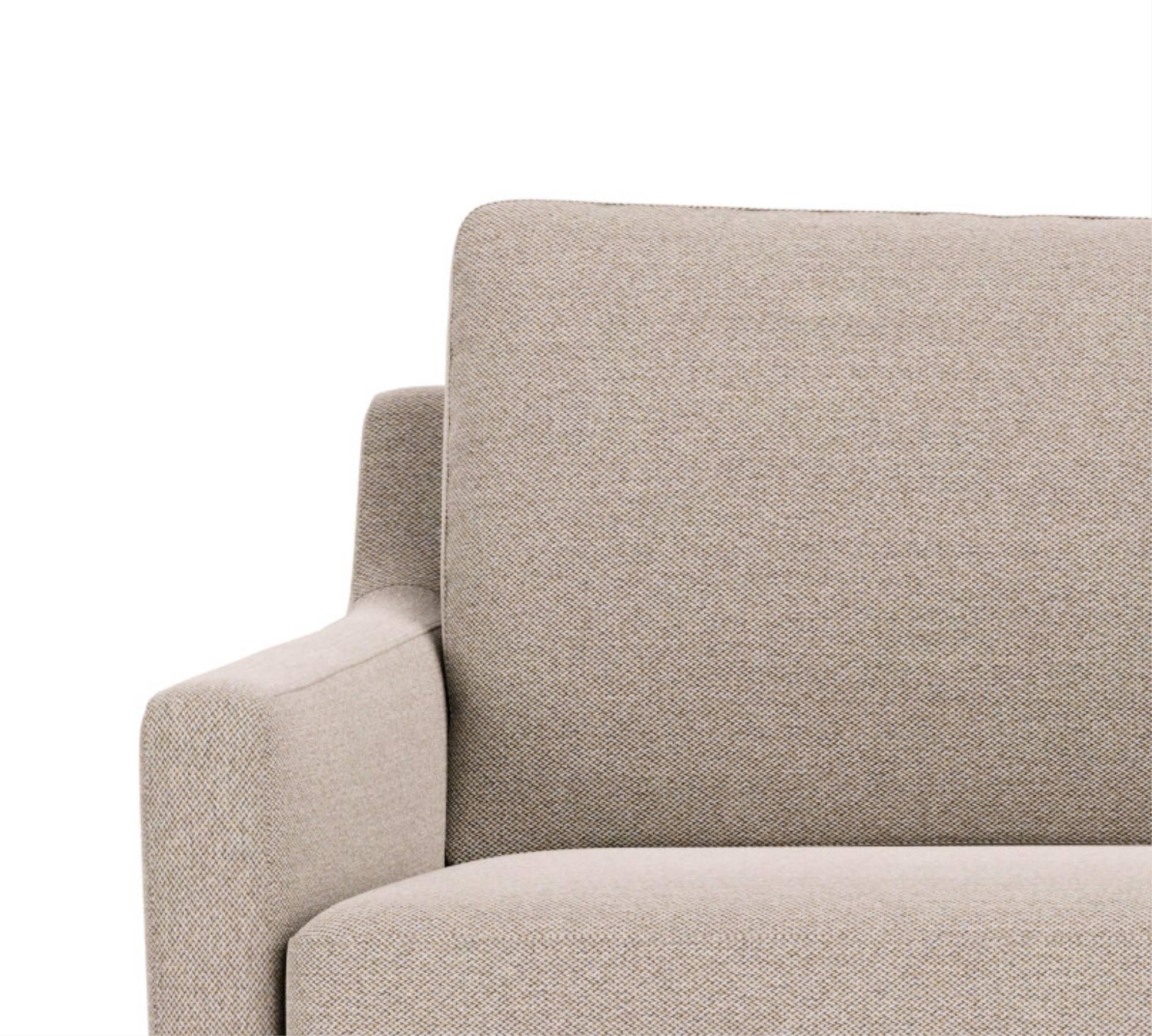 Astha Ecksofa Récamiere Rechts Beige Agnes Brown 3