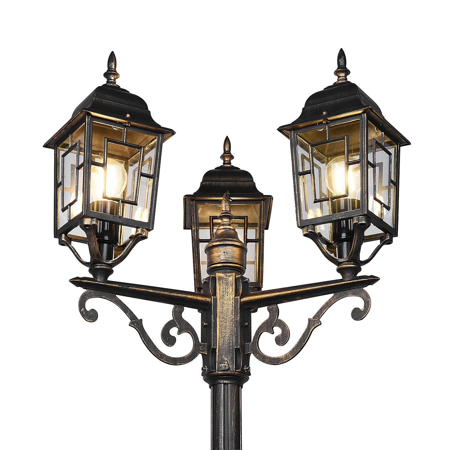 Wegeleuchte Volturno Typ B Aluminiumguss Rostbraun 3