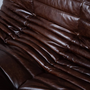 Togo Sofa 2-seater High-gloss leather Dark brown 8