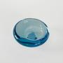 Glass bowl Blue 1960s 4