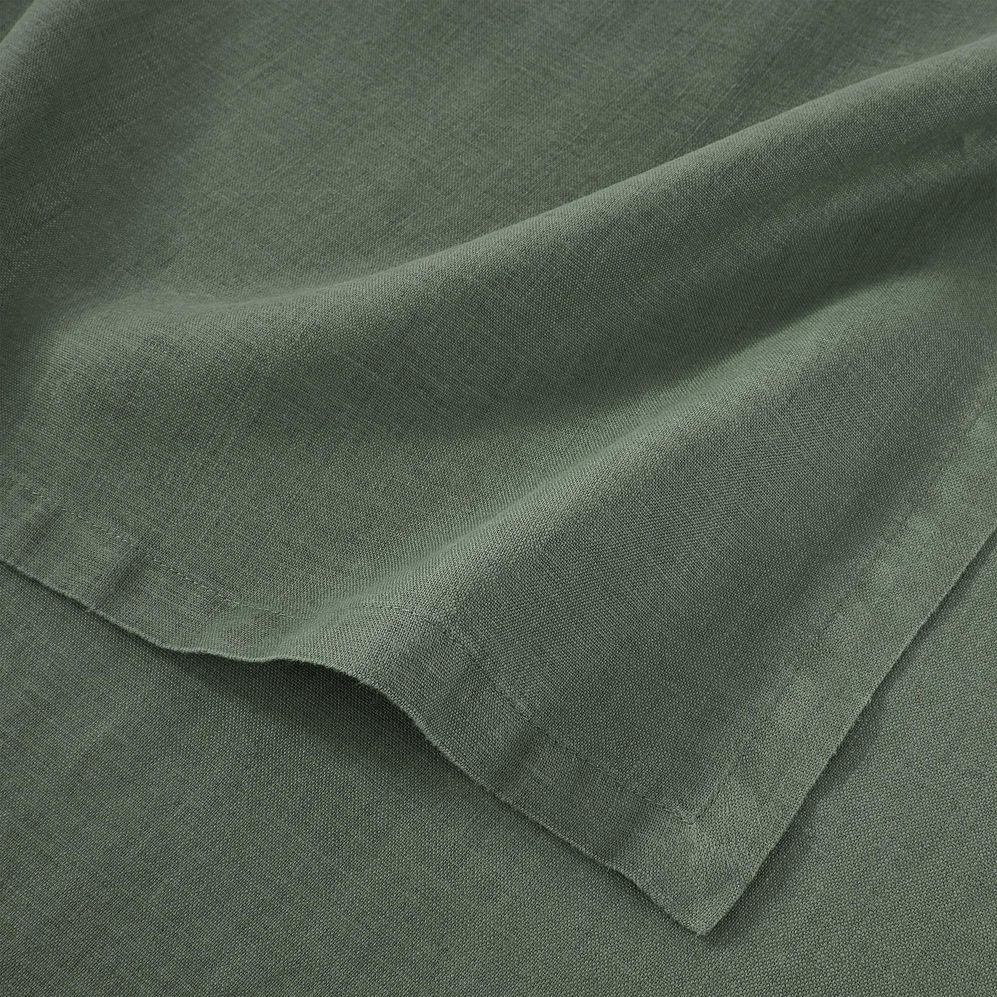 Riga Tischdecke Leinen Dunkelgrün 160x250cm 1