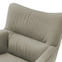 Remona Armchair Swivel Leather Cream 7