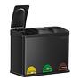Trash Can Ibdaa Stainless Steel Black 1
