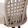 Dining chair set of 2 velvet beige 7