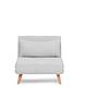 Foldable sofa bed 1-seater grey 7