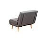Foldable Sofa Bed 1-seater Dark Grey 9