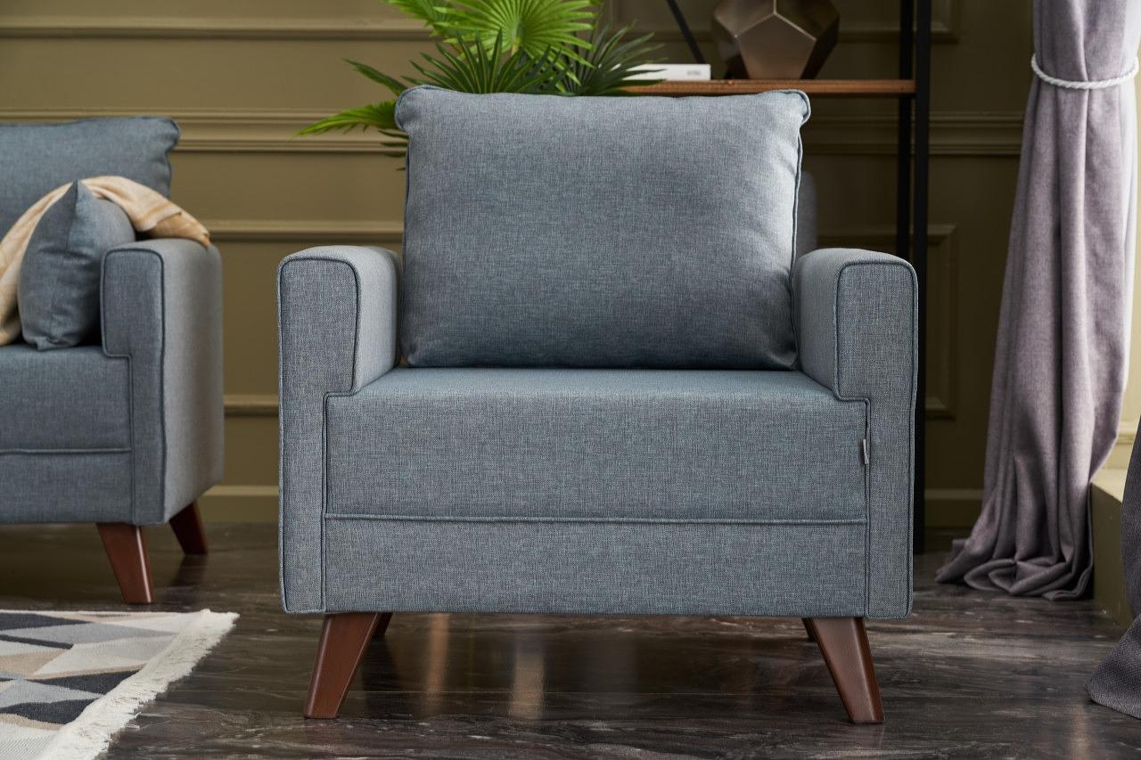 Bella Armchair Blue 1