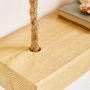 Makemba Regal Drei Regalbretter Holz Nussbaum Gealtert 4