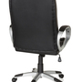 Office chair Faux leather Black 4