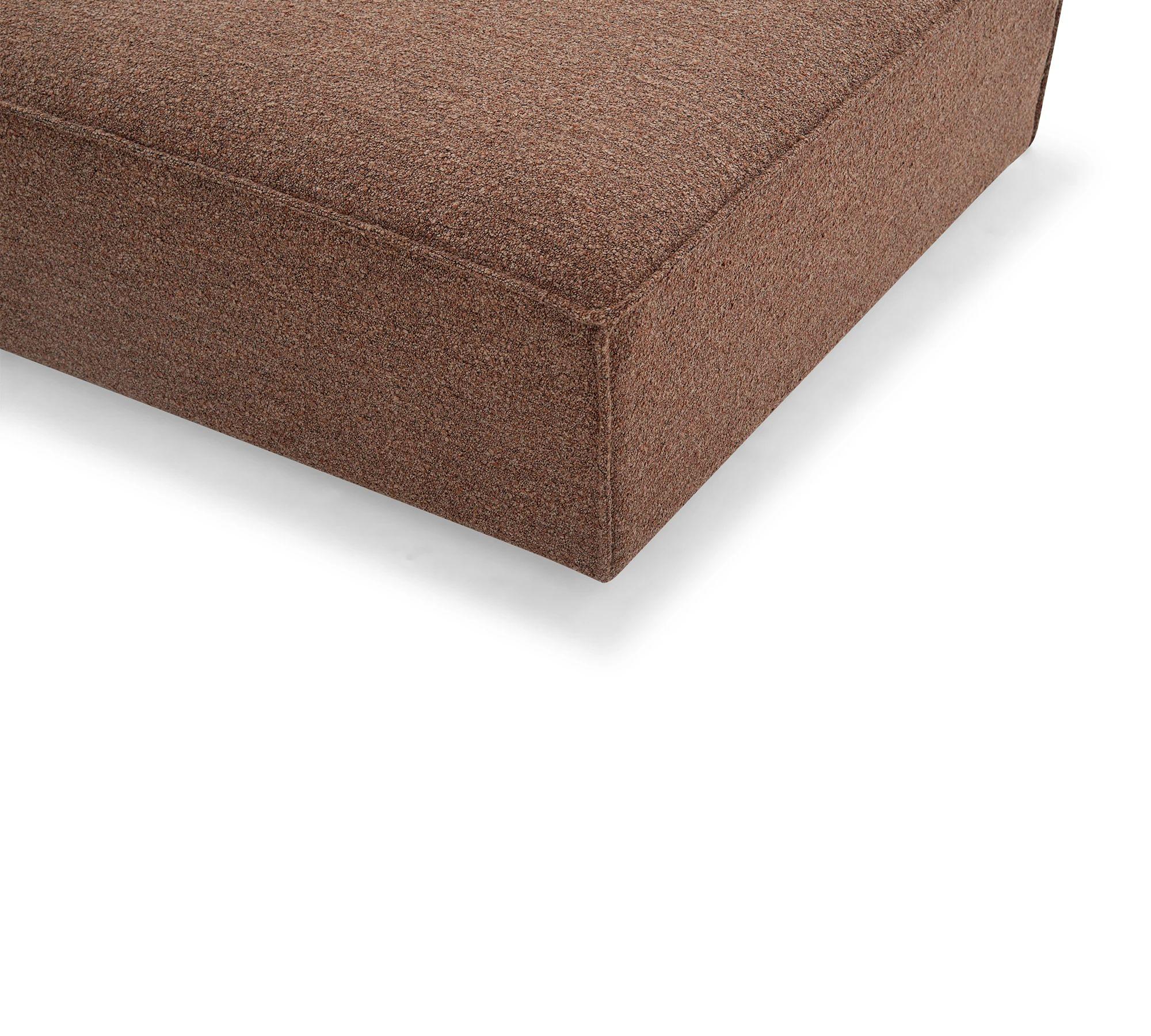 Daphne Footstool XL Module Pebble Rust 3