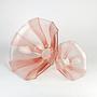2x Vintage Art Deco Schale Pressglas Rosa 1920er Jahre 3