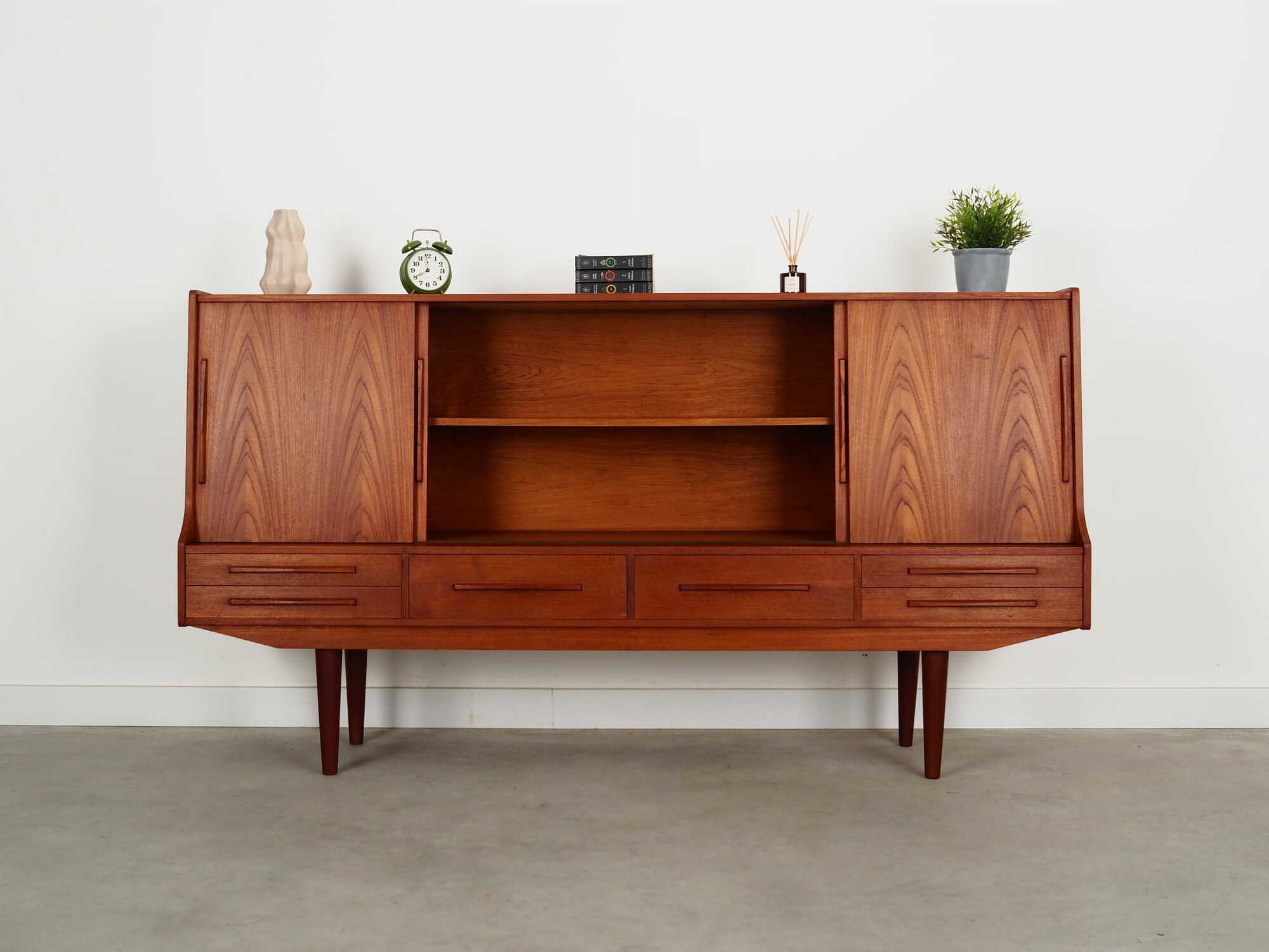 Vintage sideboard teak brown 1960s 2