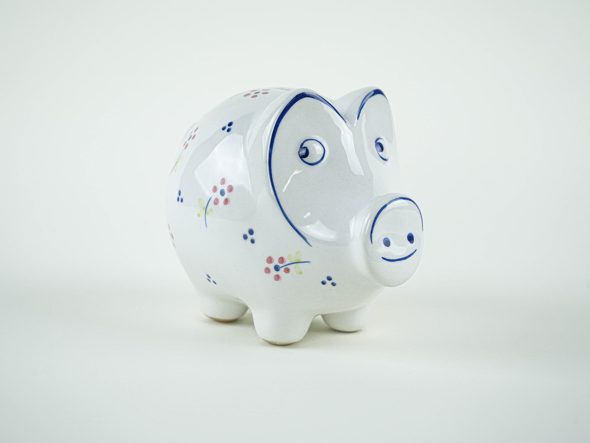 Ceramic piggy bank 1970s 1
