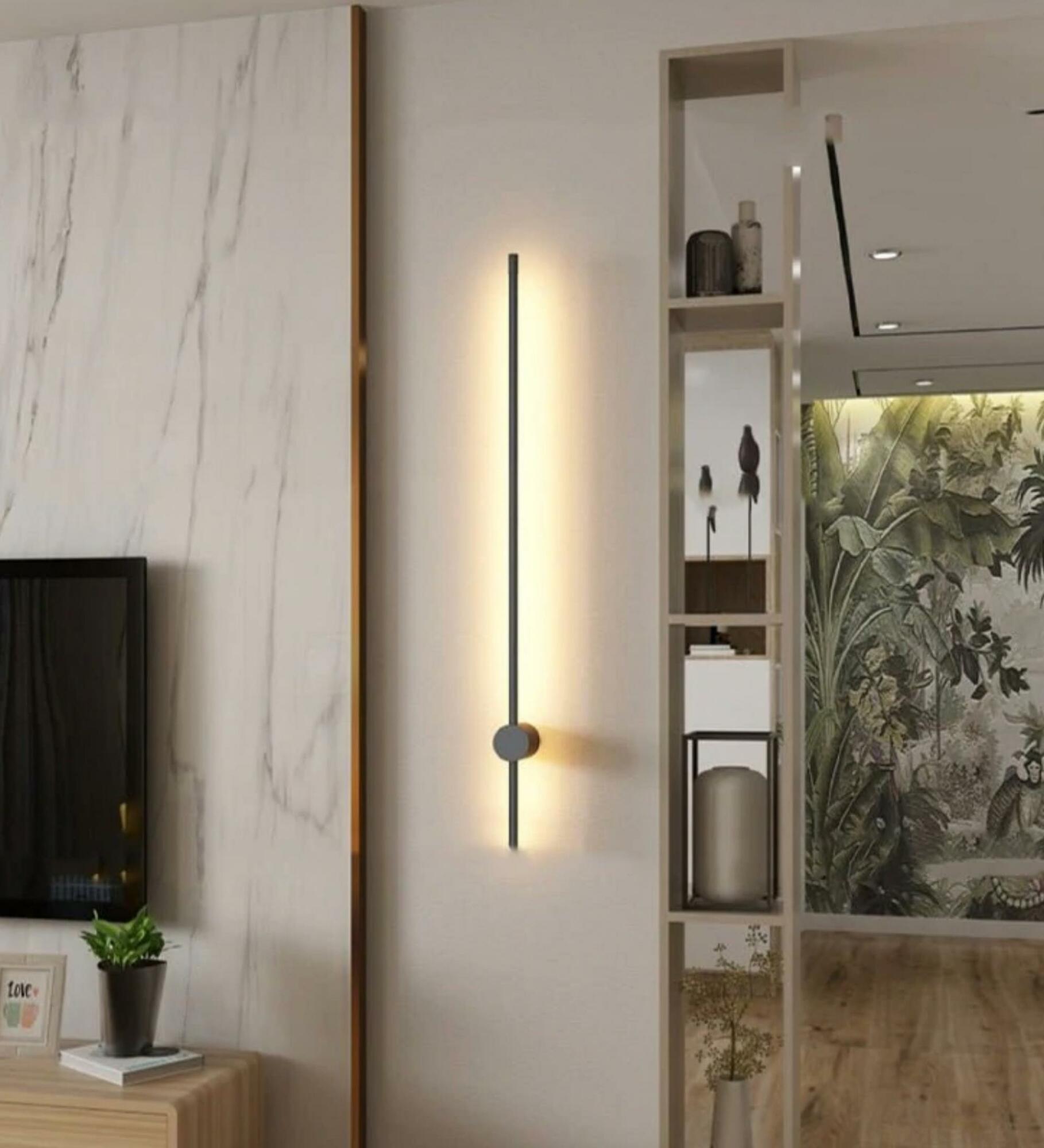 2x Dimmbare LED Wandleuchte PERSEIS Classic Schwarz 1