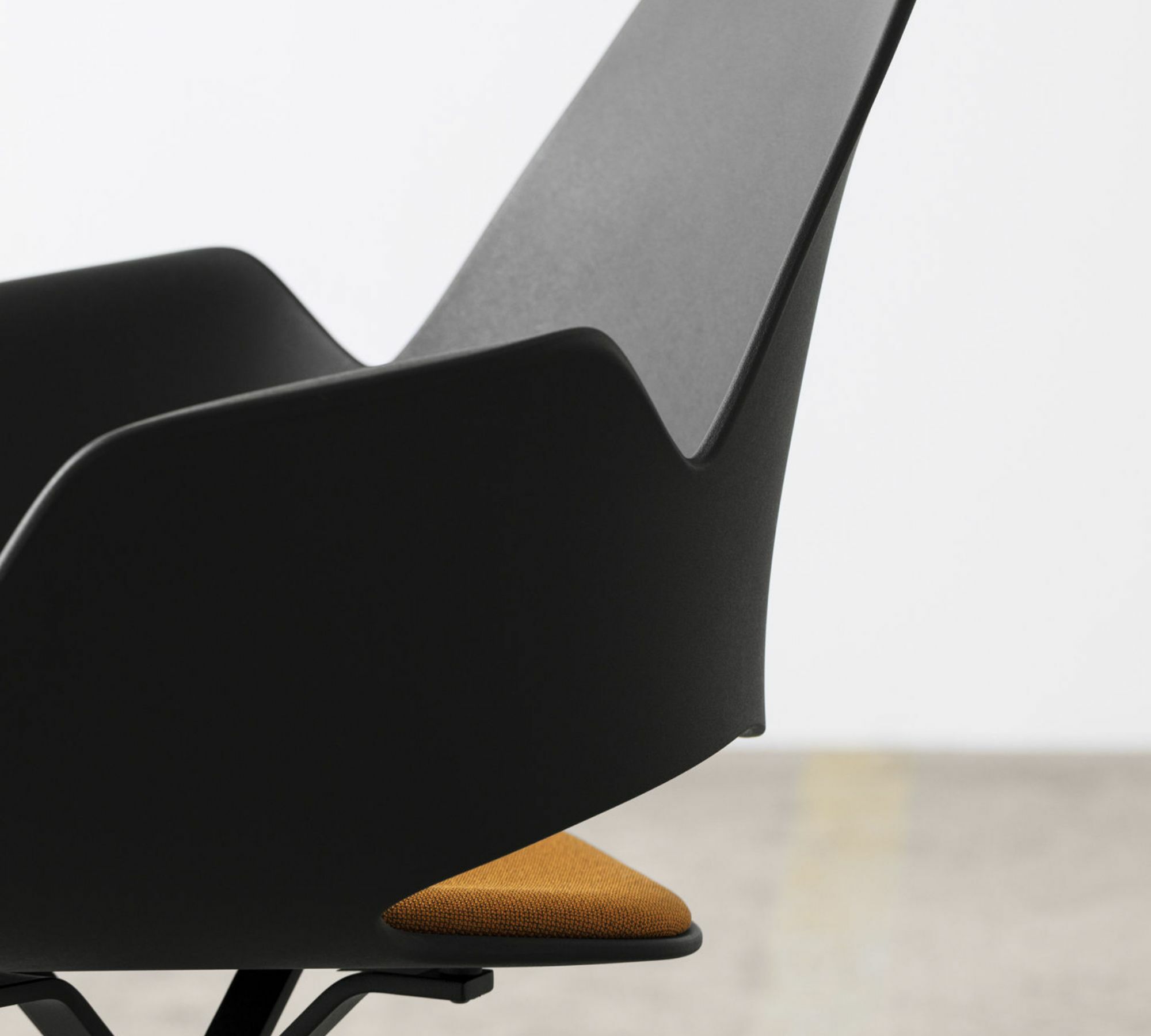 FALK Stuhl Stahl Pulverbeschichtet Kunststoff Terrakotta 1
