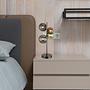 LED Table Lamp Riha TypeB 4-Light Colored Glass Iron 2