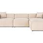 Lora corner sofa cream 0