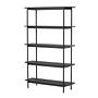Home Shelf Wood Black 7