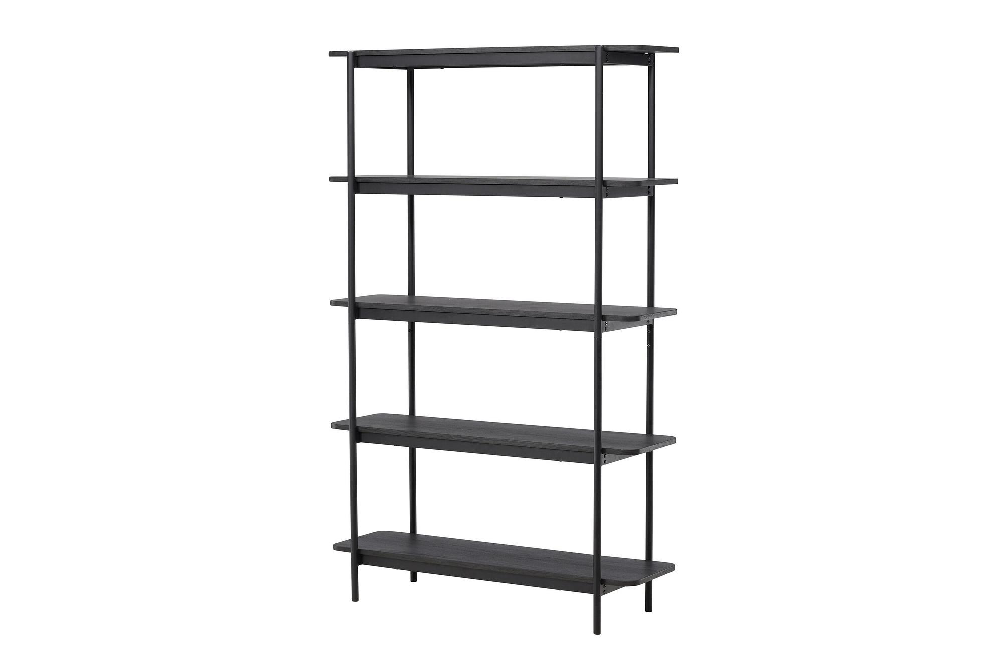 Home Shelf Wood Black 7