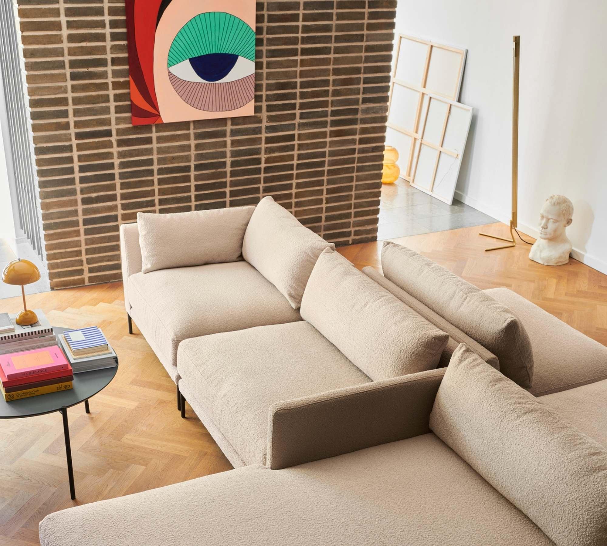 Vincent 1-Seater Corner Module Right Pasha Dune 5