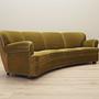 4-seater sofa velvet green 1960s 4