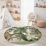 Jungle Safari Kinderteppich Mehrfarbig ⌀150cm 2