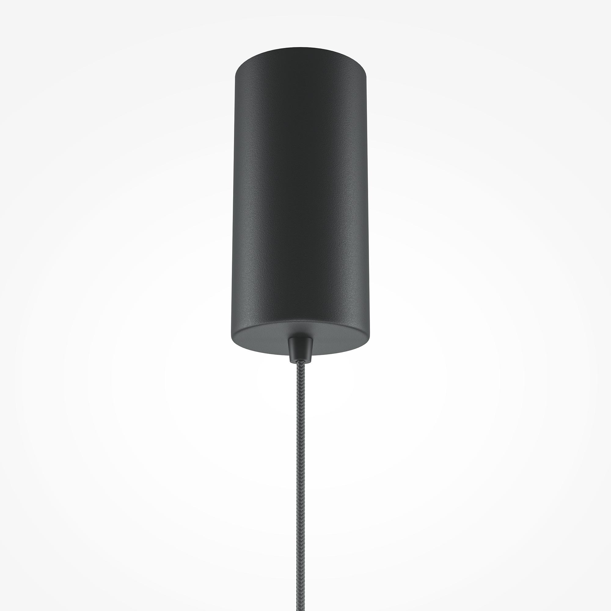 El Pendant lamp Aluminium Black 2