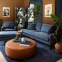 Astha 3-Sitzer Sofa Sorrento Steel Blue 9
