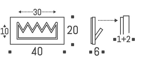Fläpps Garderobe Crownhäng Schwarz 40 x 20cm 4