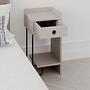 Sirius Bedside Table Right Light Mocha 2